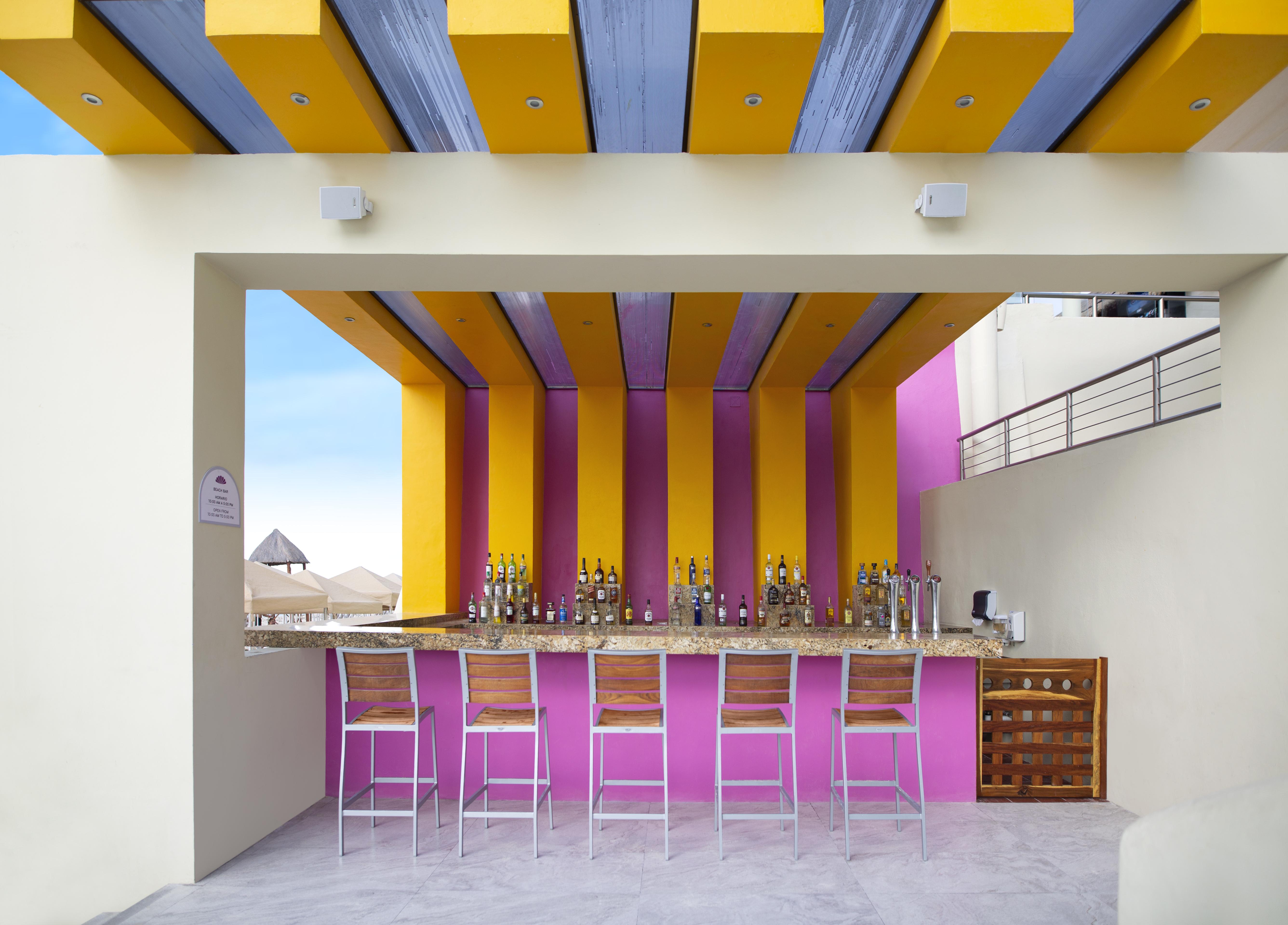 Crown Paradise Club Cancun Exterior photo Rooftop bar at the hotel