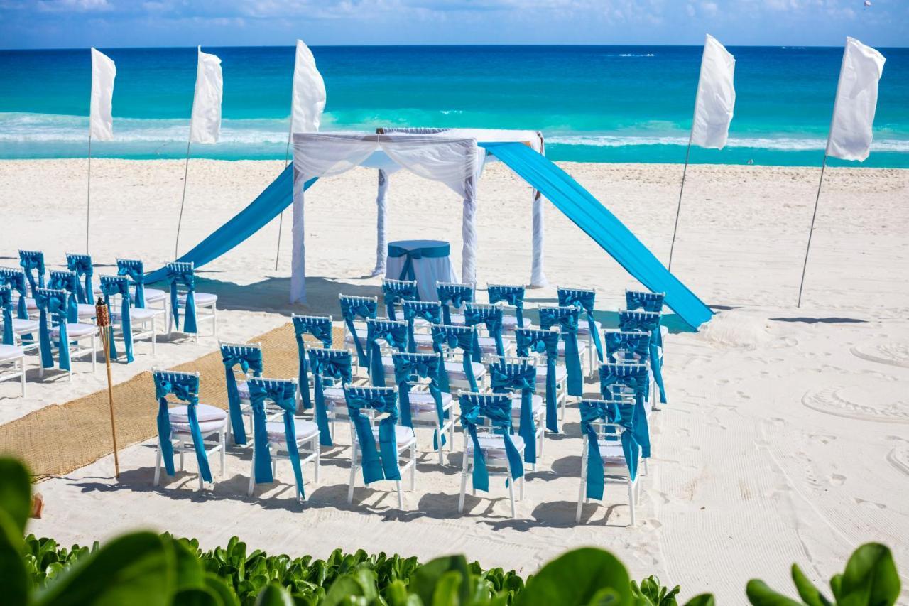 Crown Paradise Club Cancun Exterior photo Beach wedding in Cancun, Mexico
